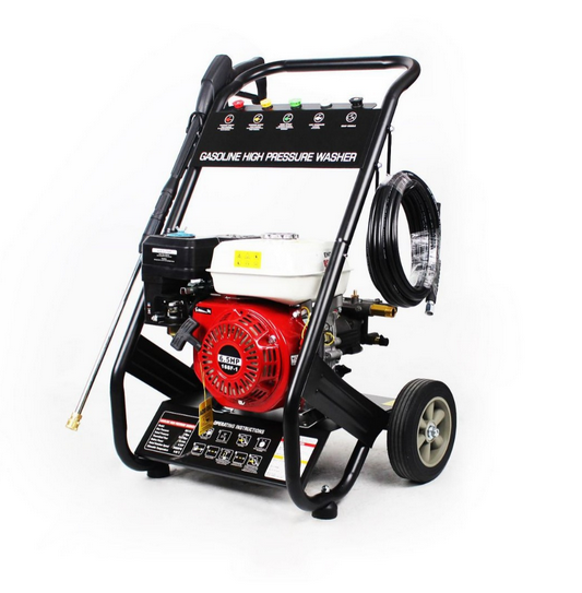 Heavy-Duty Gasoline High Pressure Washer – 6.5HP Engine, 3200PSI, Portable with Hose & Spray Gun
