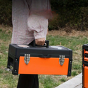 4 layer Tool boxes with metal protection around
