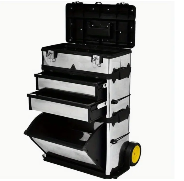 4 layer Tool boxes with metal protection around