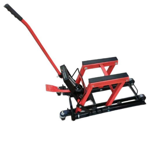 Heavy-Duty Motorbike Stand Hoist Lift – Adjustable Garage Jack