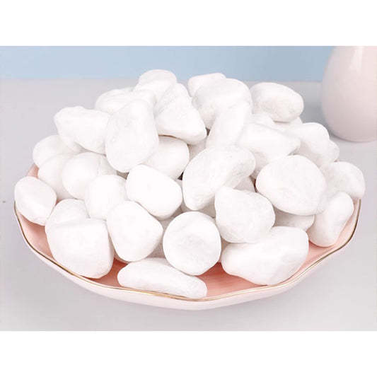 Premium ultra-White Pebbles